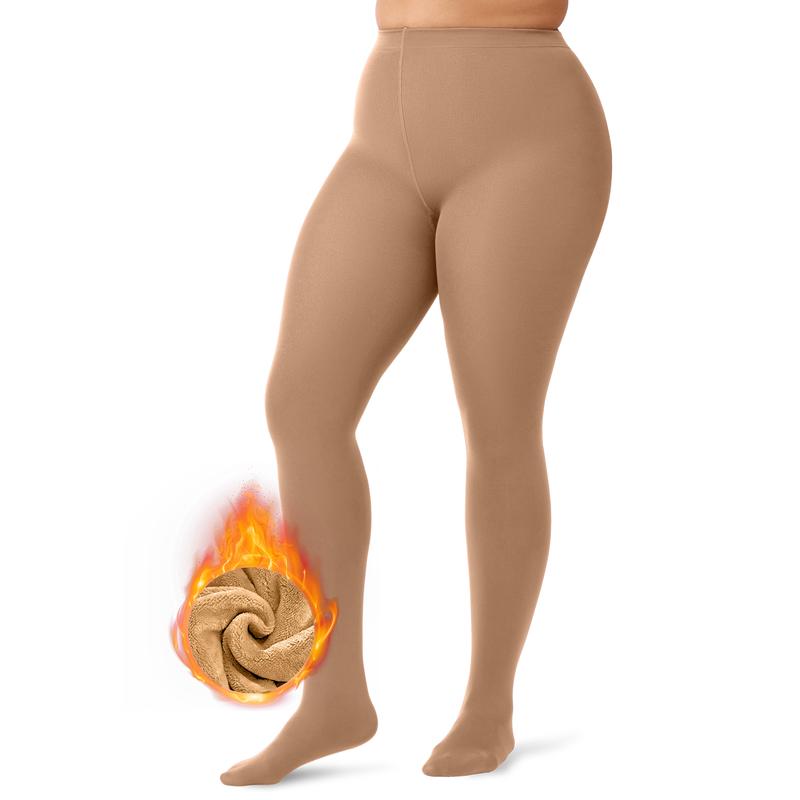 🎄 New Compression Magic Leggings – Fleece-Lined Warmth from XS to 3XL❄️