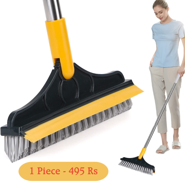 2 In 1 Scrub Cleaning Brush with Soft Scraper