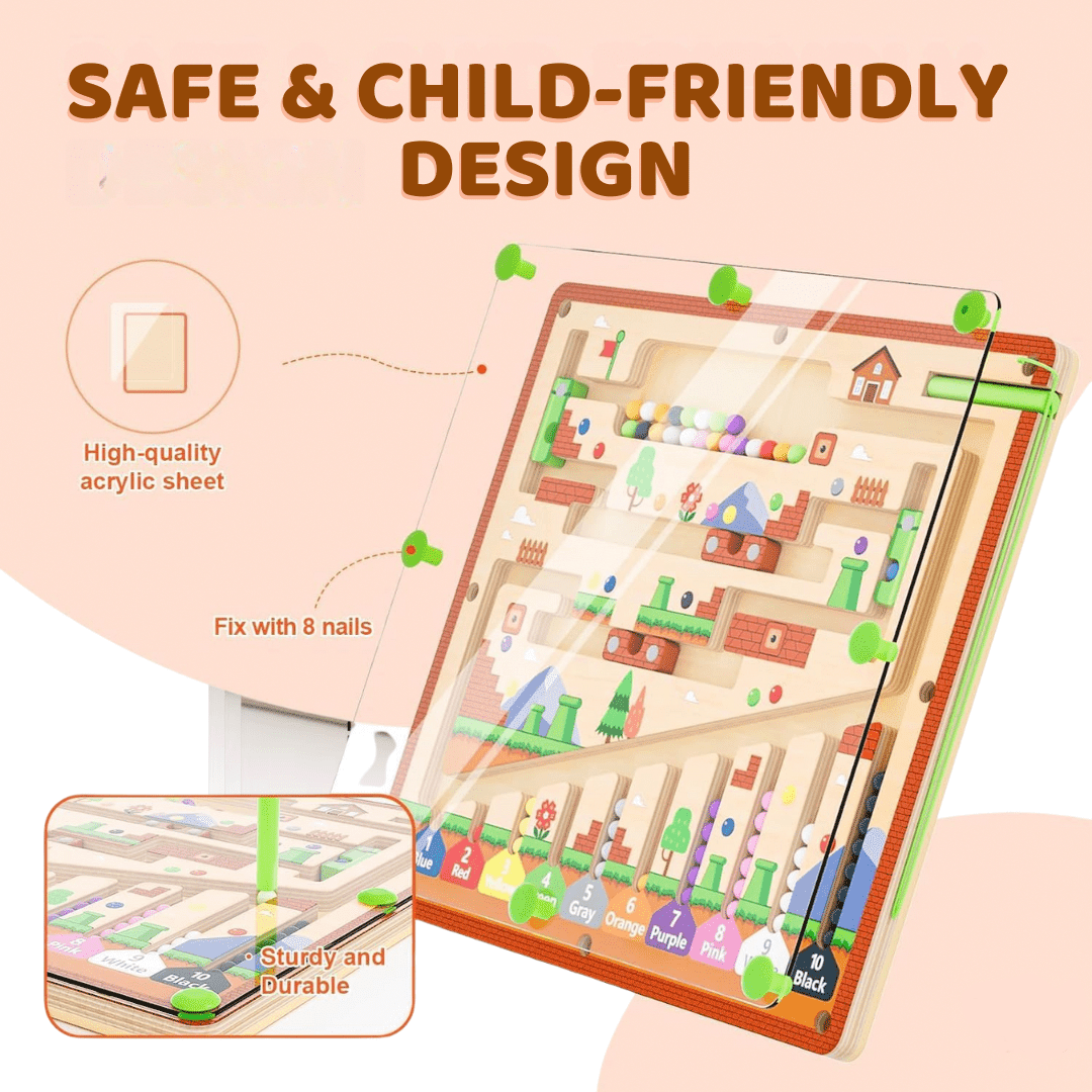 🔥HOT SALE:67% OFF!🧠NESLEMY™ Montessori Magnetic Maze-3 Smart Worlds of Hands
