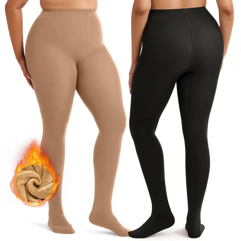 🎄 New Compression Magic Leggings – Fleece-Lined Warmth from XS to 3XL❄️