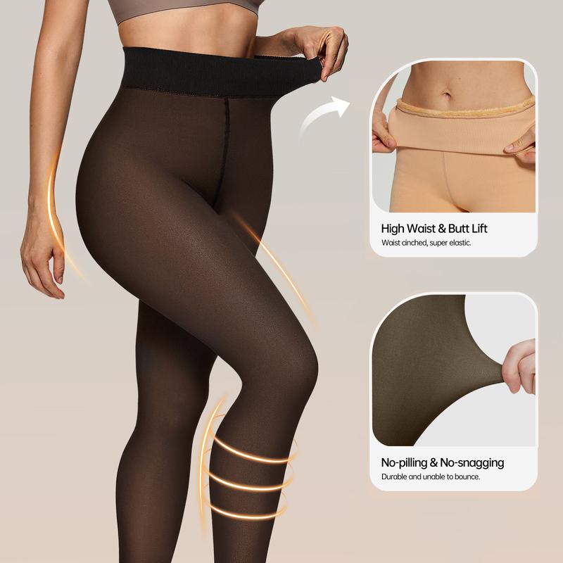 🎄 New Compression Magic Leggings – Fleece-Lined Warmth from XS to 3XL❄️