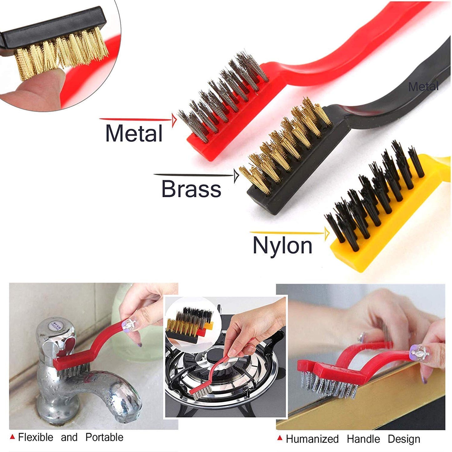 7 Inches Multi-Use Cleaning Brush