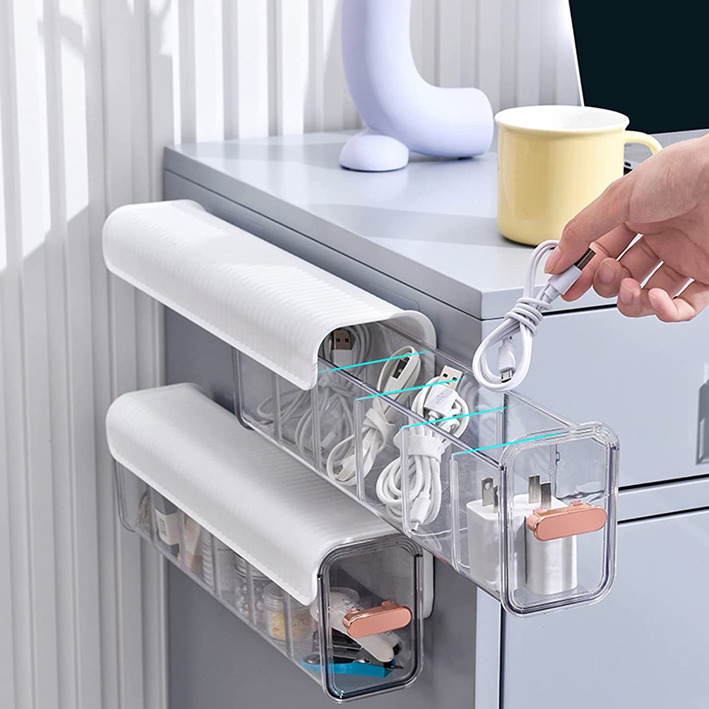 6 Compartment Multiuse Wall Mount Organizer