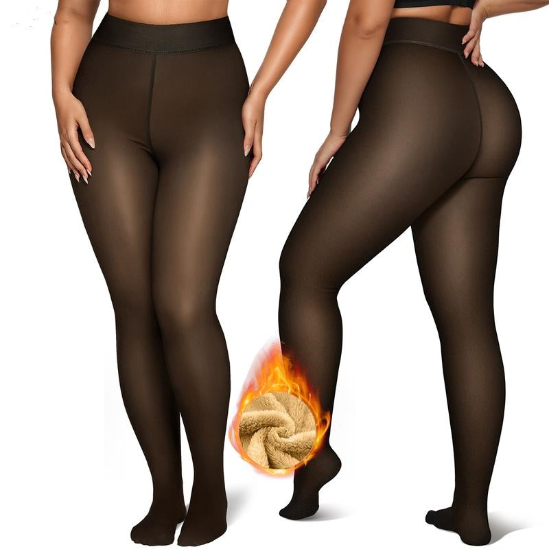 🎄 New Compression Magic Leggings – Fleece-Lined Warmth from XS to 3XL❄️