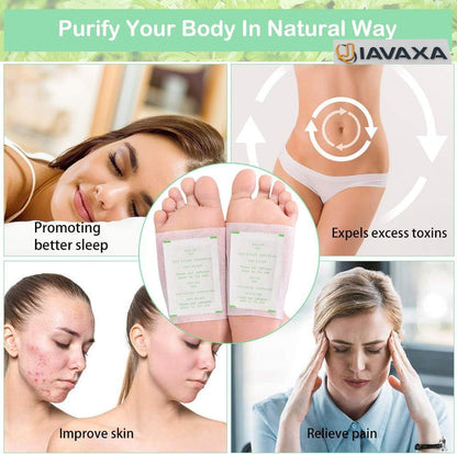 BUY 1 GET 1 FREE (Pack of 10+10=20)  Premium Detox Foot Patches