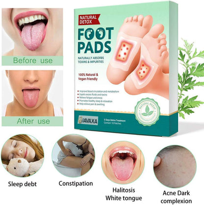 BUY 1 GET 1 FREE (Pack of 10+10=20)  Premium Detox Foot Patches