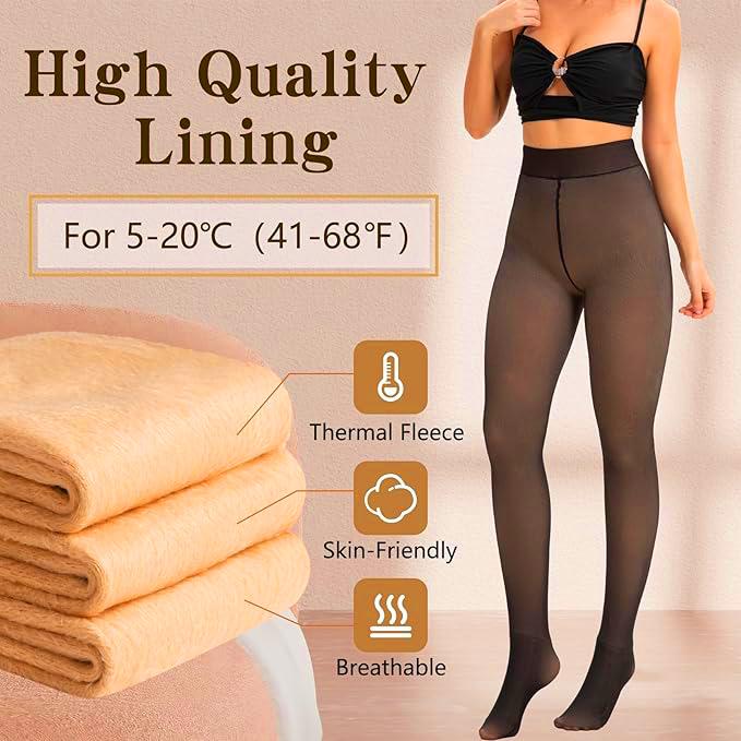 🎄 New Compression Magic Leggings – Fleece-Lined Warmth from XS to 3XL❄️