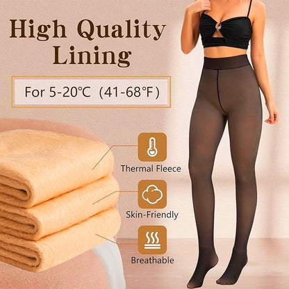 🎄 New Compression Magic Leggings – Fleece-Lined Warmth from XS to 3XL❄️