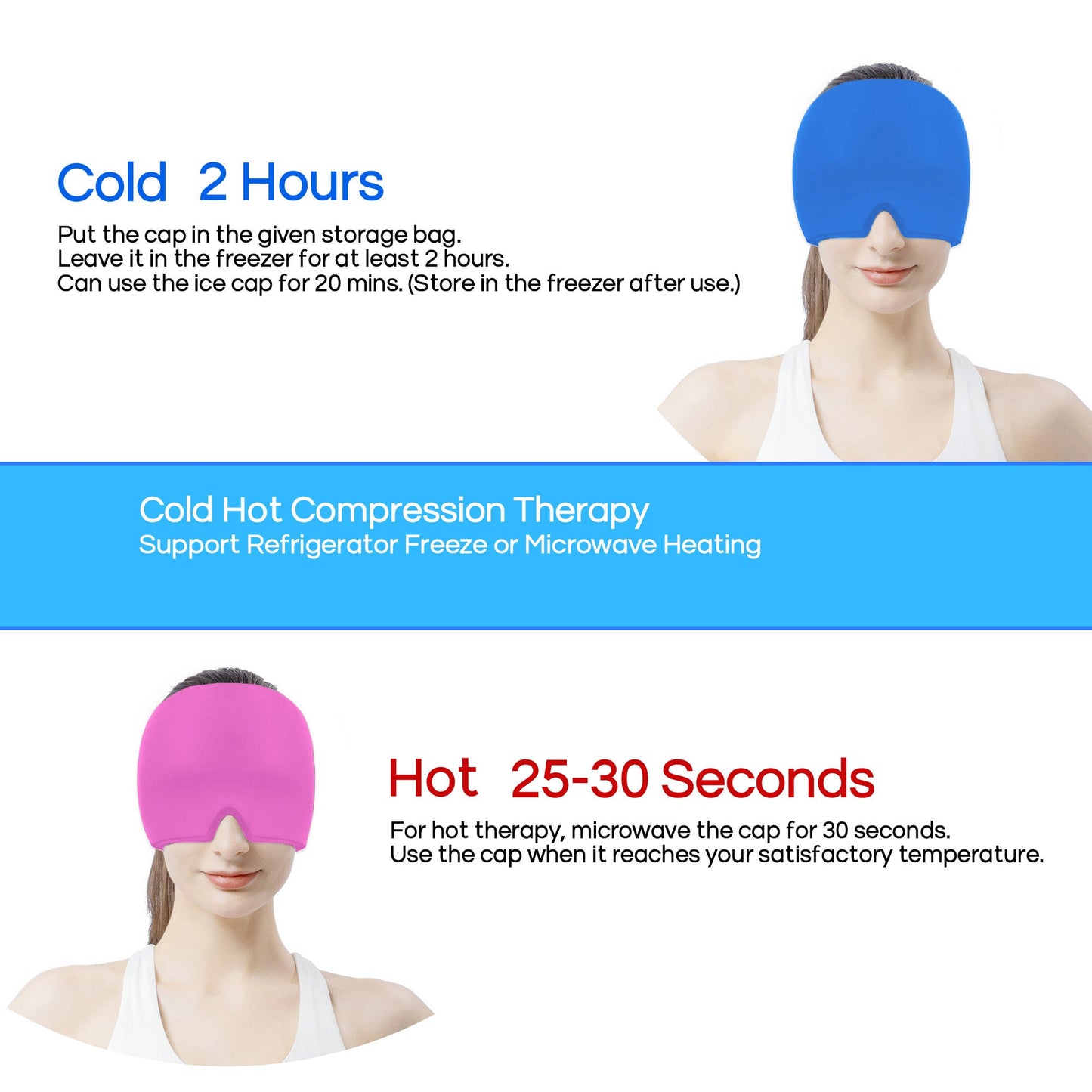 [BUY 1 GET 1 FREE]{Pack of 2} Advance migraine cap