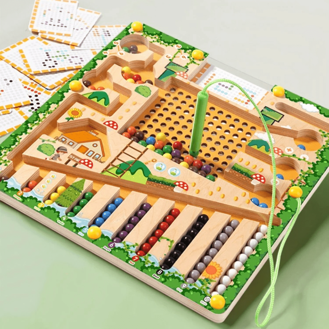 🔥HOT SALE:67% OFF!🧠NESLEMY™ Montessori Magnetic Maze-3 Smart Worlds of Hands